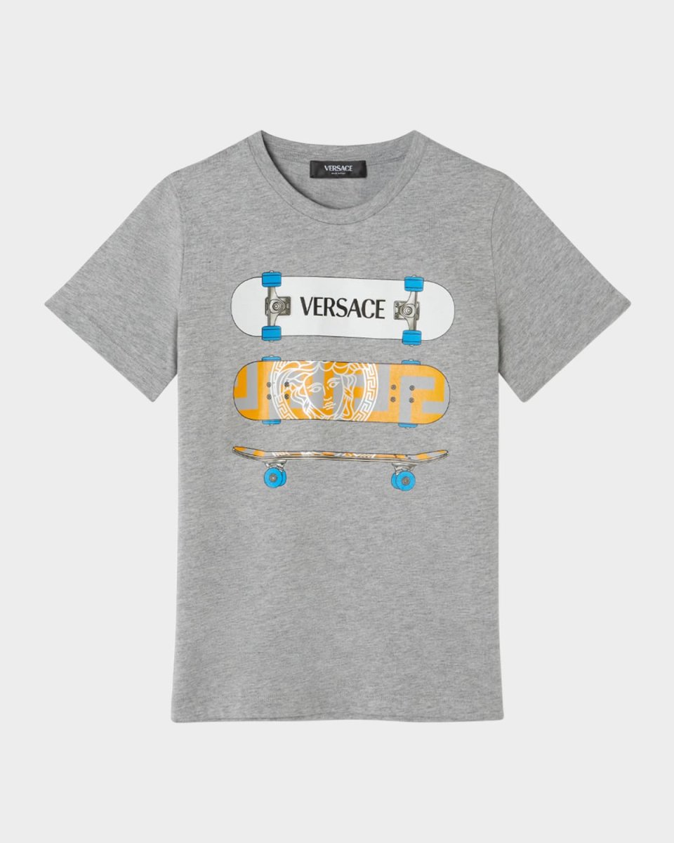 Boy's Logo-Print Skate Graphic T-Shirt, Size 6-14